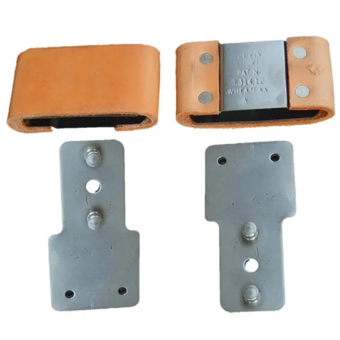 803 2inch Blevins Buckle Set in Natural Leather