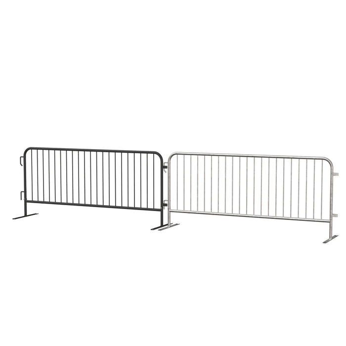 8.5 Ft Economy Pre - Galvanized Steel Barricade - Crowd Control Warehouse