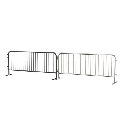 8.5 Ft Economy Pre - Galvanized Steel Barricade - Crowd Control Warehouse