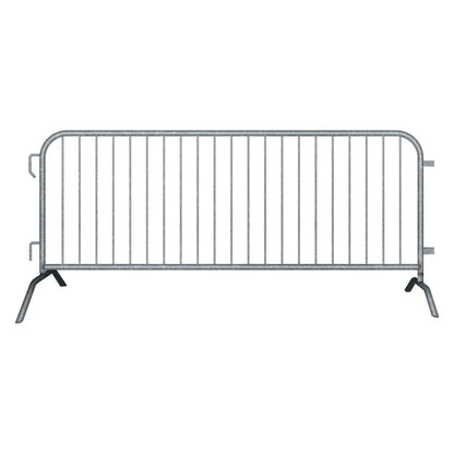 8.5 Ft Hot - Dipped Galvanized Steel Barricade - Crowd Control Warehouse