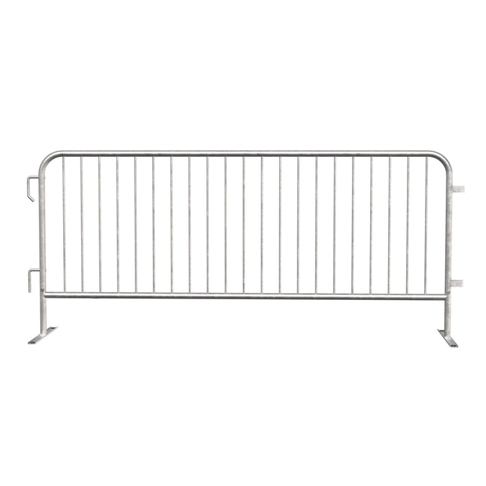 8.5 Ft Hot - Dipped Galvanized Steel Barricade - Crowd Control Warehouse