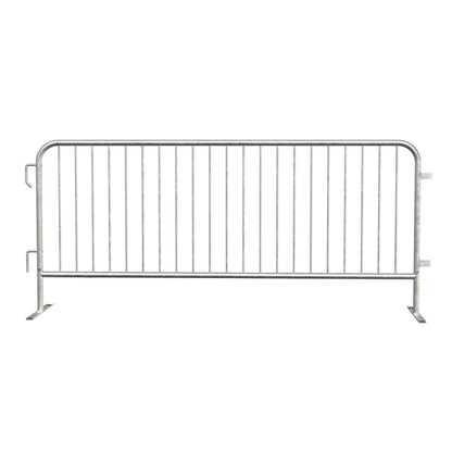 8.5 Ft Hot - Dipped Galvanized Steel Barricade - Crowd Control Warehouse