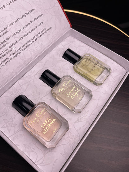 3 in 1 Gift Box Special Night Safa Marwa Signature 30ml