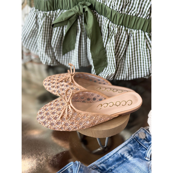 Woven Mule Flats