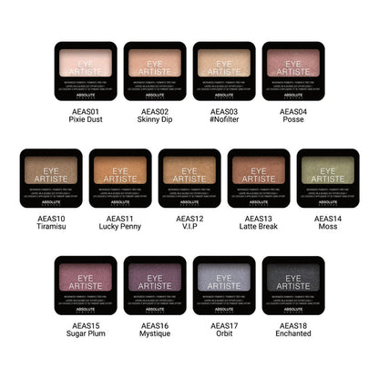 Absolute New York Eye Artiste Single Eyeshadow - ikatehouse
