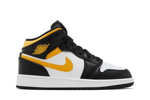 Air Jordan 1 Mid GS  "Black University Gold"