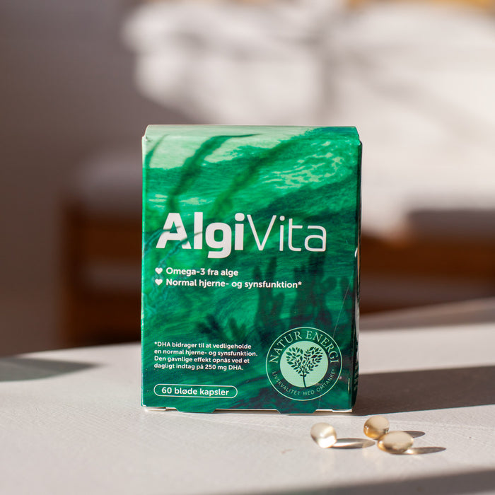 AlgiVita - Omega-3 fra alge - 60 kapsler