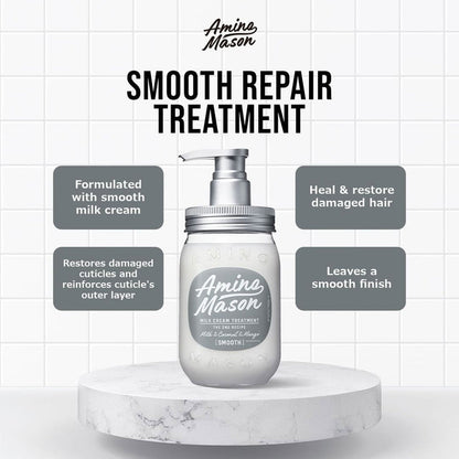 Amino Mason Moist Milk Cream Treatment for Unisex 450ml