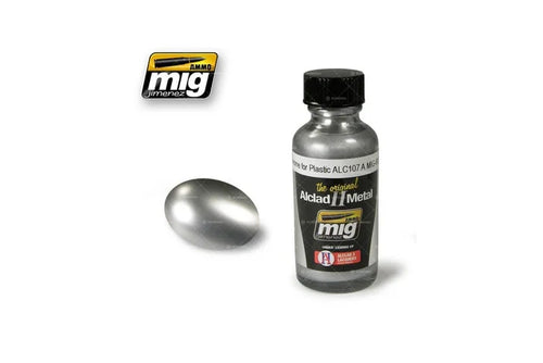 Ammo Mig Chrome for Plastic Alclad Metallic Paint ALC107