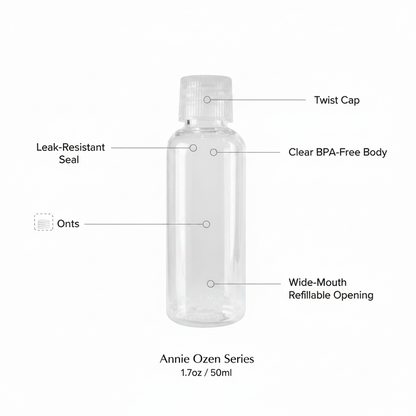 Annie Ozen Series Twist Top Travel Bottle 1.7Oz
