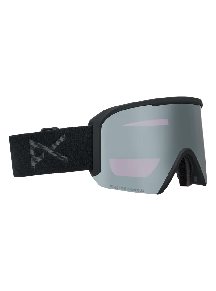 Product image of Anon Nesa S Goggles + Bonus Lens + MFI® Face Mask[Variant:Frame: Smoke, Lens: Perceive Sunny Onyx (6% / S4), Spare Lens: Perceive Cloudy Burst (59% / S1)]