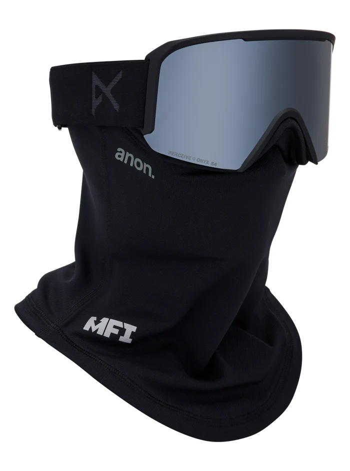 Product image of Anon Nesa S Goggles + Bonus Lens + MFI® Face Mask[Variant:Frame: Smoke, Lens: Perceive Sunny Onyx (6% / S4), Spare Lens: Perceive Cloudy Burst (59% / S1)]