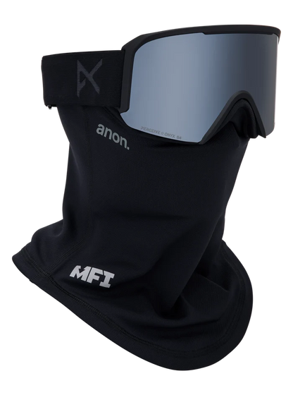 Product image of Anon Nesa S Goggles + Bonus Lens + MFI® Face Mask[Variant:Frame: Smoke, Lens: Perceive Sunny Onyx (6% / S4), Spare Lens: Perceive Cloudy Burst (59% / S1)]