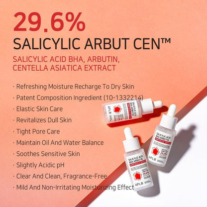 APLB Salicylic Acid BHA Arbutin Ampoule Serum 40 mL