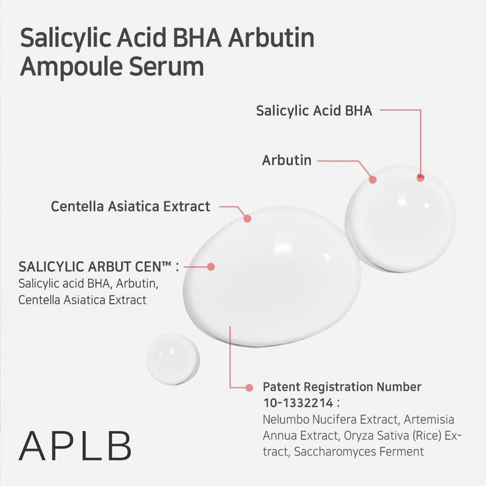 APLB Salicylic Acid BHA Arbutin Ampoule Serum 40 mL