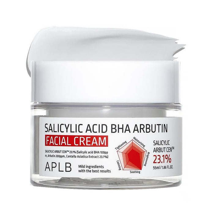 APLB Salicylic Acid BHA Arbutin Facial Cream 55 mL