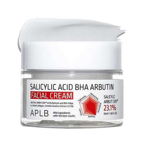 APLB Salicylic Acid BHA Arbutin Facial Cream 55 mL