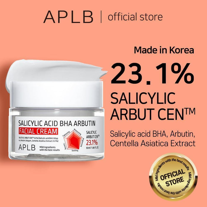APLB Salicylic Acid BHA Arbutin Facial Cream 55 mL