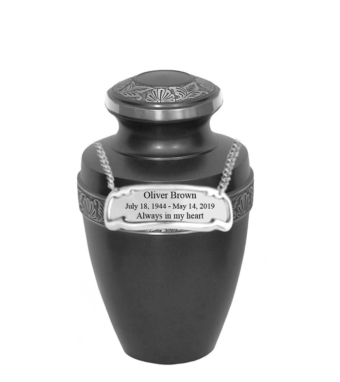 Apollo Grey Cremation Urn - IURG117