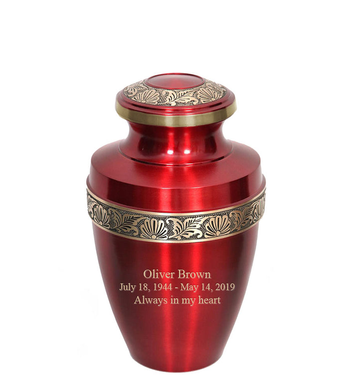 Apollo Red Cremation Urn - IURG121