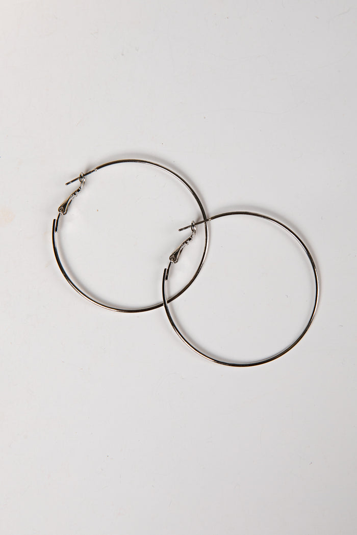 silver hoops
