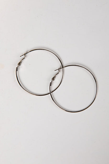 silver hoops
