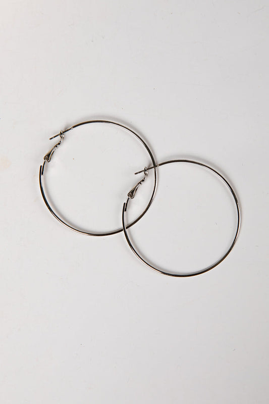 silver hoops