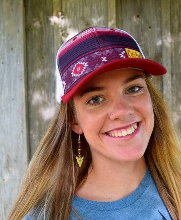 Arrowhead Handmade Wooden beaded earrings