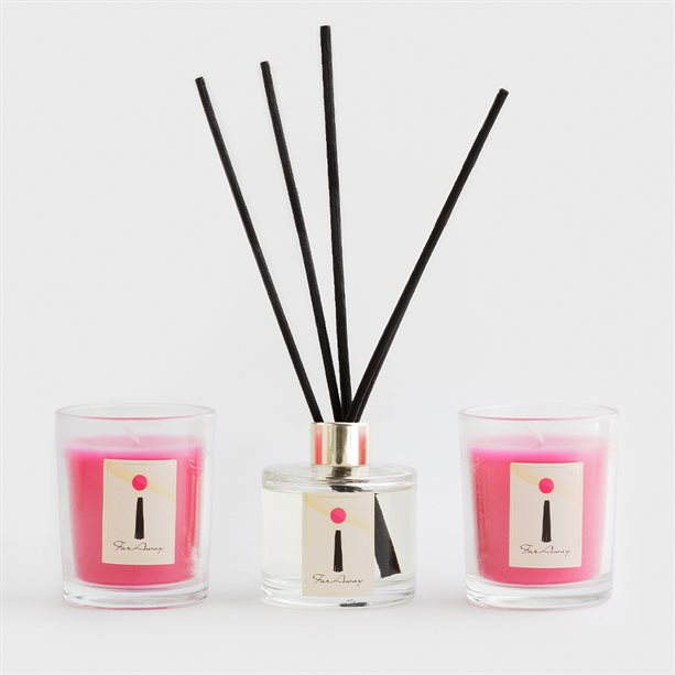 Avon Far Away Home Fragrance Gift Set (diffuser + 2 candles)