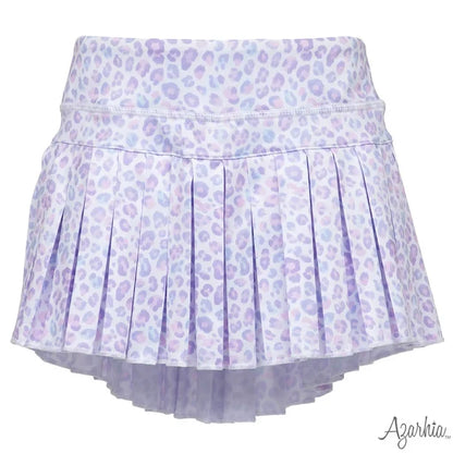 Azarhia Leopard Love Mini Pleated Skort