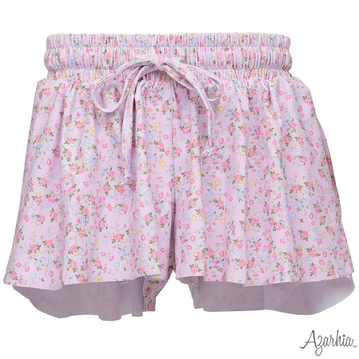 Azarhia Pretty in Pink Flowers Butterfly Short
