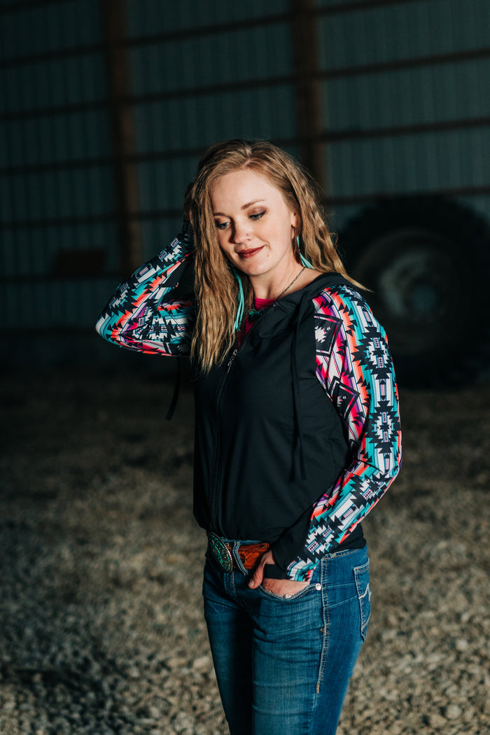 Aztec Athletic zip up Jacket