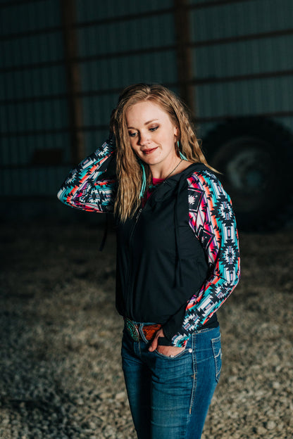 Aztec Athletic zip up Jacket
