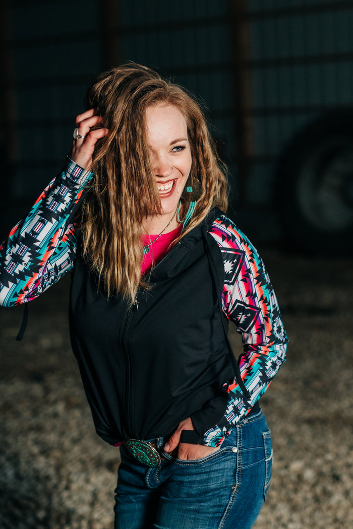 Aztec Athletic zip up Jacket