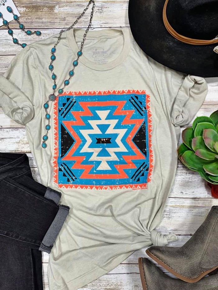 Aztec Tee Cenment or Mustard Choice