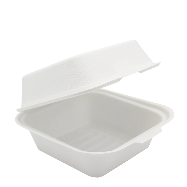 Dispo Disposable Tableware 6" / 500 Boxes Bagasse Burger Boxes (Alternative for Polystyrene)