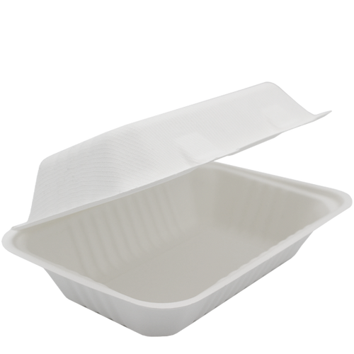 Dispo Disposable Tableware 9" x 6" / 250 Boxes Bagasse Lunch Boxes