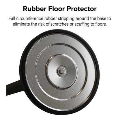Ball Top Dual Rope Stanchion with Sloped Base - Montour Line CLineD - Crowd Control Warehouse