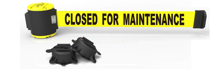 Banner Stakes 30' Magnetic Wall Mount Barrier - Crowd Control Warehouse