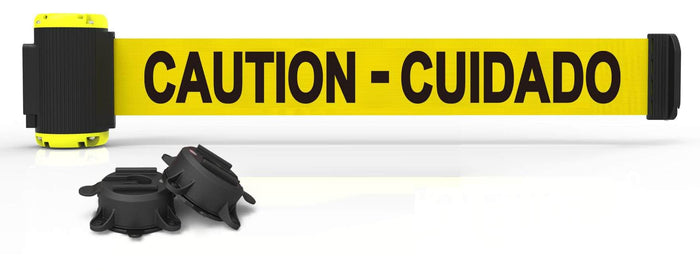 Banner Stakes 7' Magnetic Wall Mount Barrier - Crowd Control Warehouse