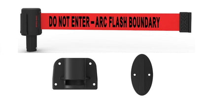 RED "DO NOT ENTER - ARC FLASH BOUNDARY"
