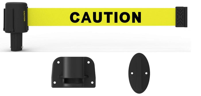 YELLOW DOUBLE-SIDED "CAUTION"