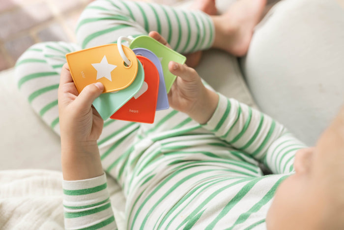 Bannor Toys Silicone Shape Flash Cards Teething Toy