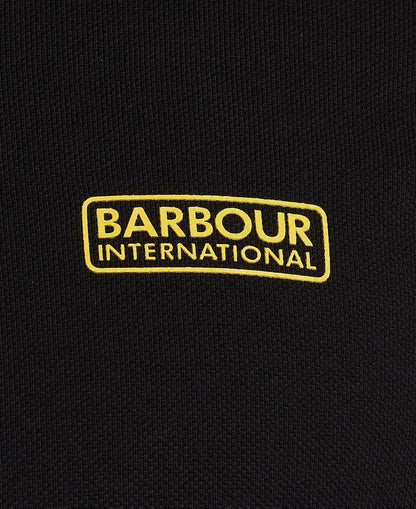 BARBOUR INTERNATIONAL ESSENTIAL POLO BLACK