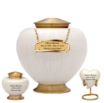 Baroque Pearl Cremation Urn - IUFH107