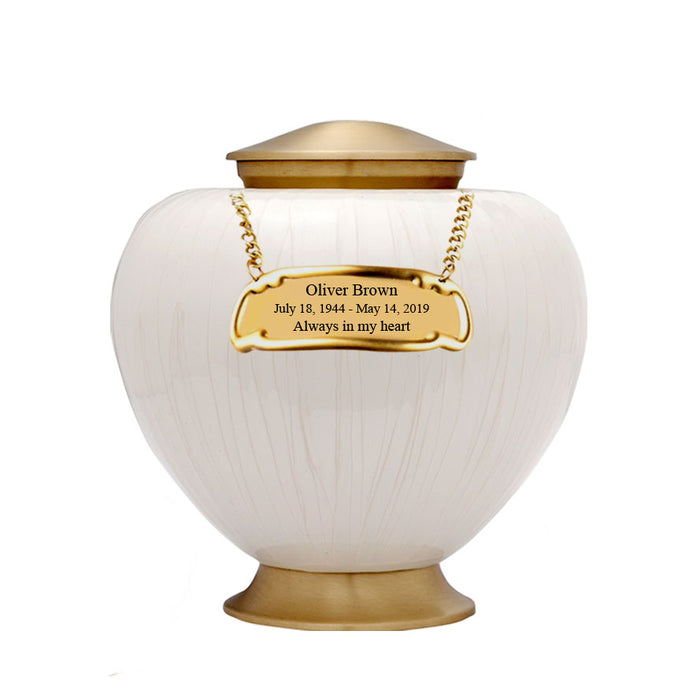 Baroque Pearl Cremation Urn - IUFH107