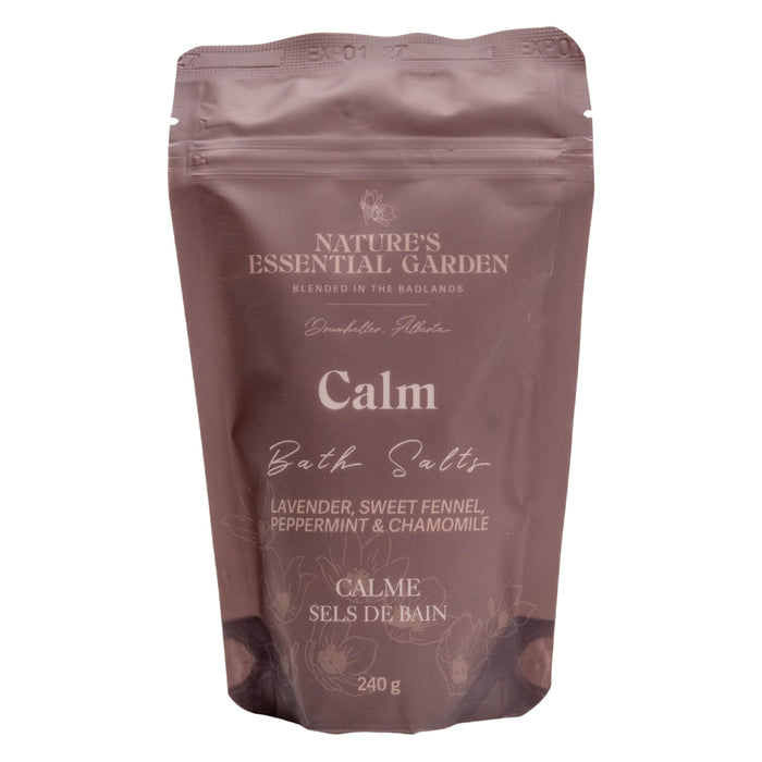Bag of Nature's Essential Garden Bath Salts - Calm 240g