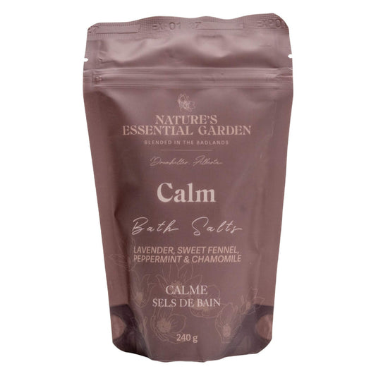 Bag of Nature's Essential Garden Bath Salts - Calm 240g