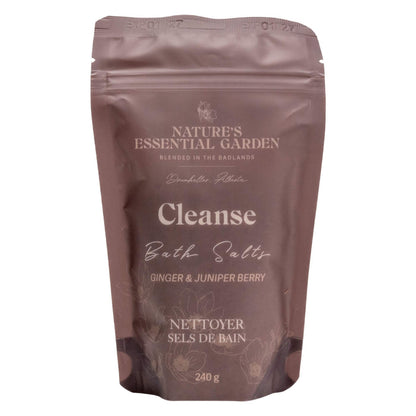 Bag of Nature's Essential Garden Bath Salts - Cleanse 240g