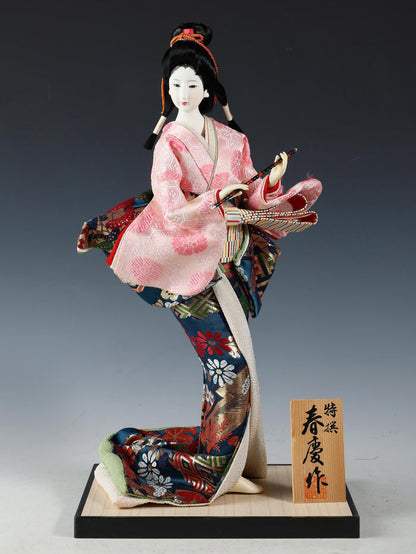Beautiful Craft Maker Japanese Traditional Flute GEISHA Doll Oyama Product